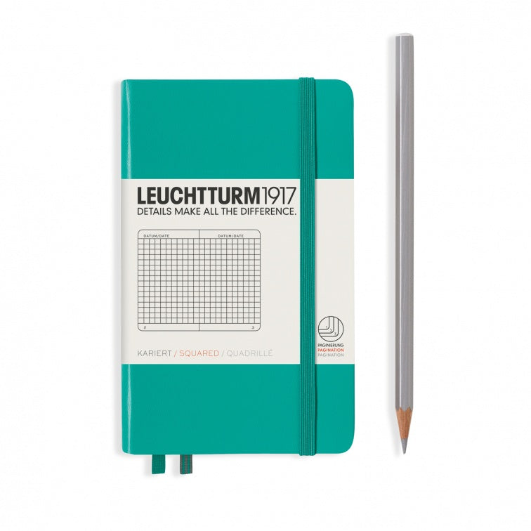 Leuchtturm1917 Emerald, Notebook Hardcover Pocket (A6)