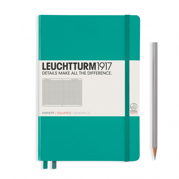 Leuchtturm1917 Emerald, Notebook Hardcover Medium