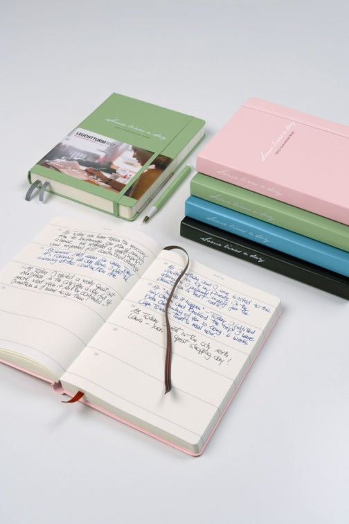 Leuchtturm1917 Some Lines A Day, 5 Year Memory Book, Medium (A5) Nordic Blue