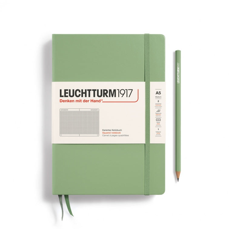 Leuchtturm1917 Sage, Notebook Hardcover Medium (A5)