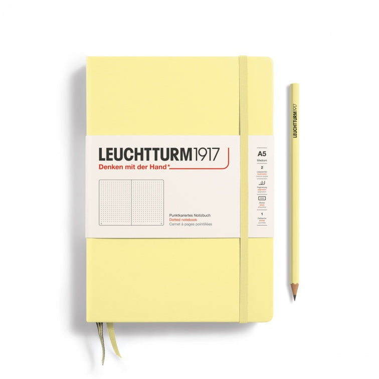 Leuchtturm1917 Vanilla, Notebook Hardcover Medium (A5)