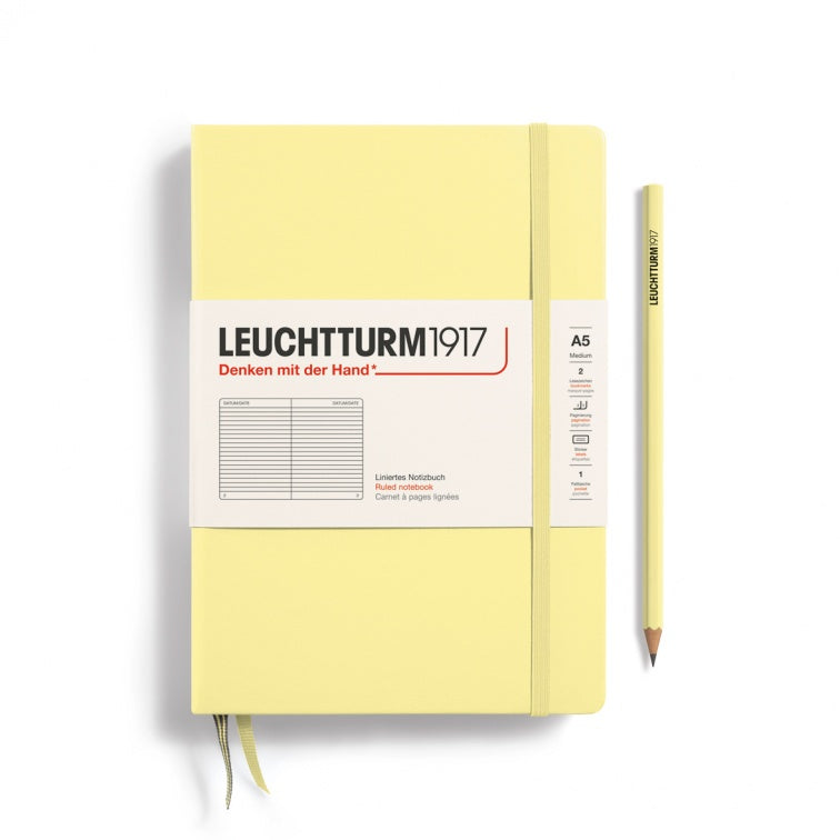 Leuchtturm1917 Vanilla, Notebook Hardcover Medium (A5)