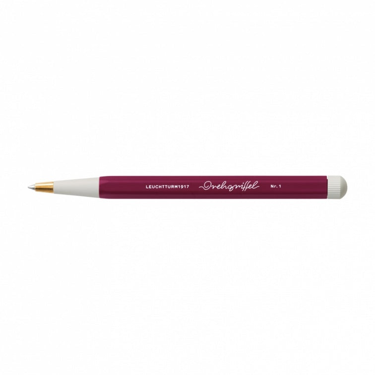 Drehgriffel Nr. 1 Port Red (with Black Gel Refill)