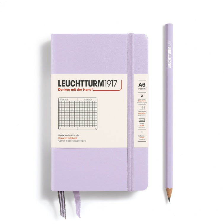 Leuchtturm1917 Lilac, Notebook Hardcover Pocket (A6)