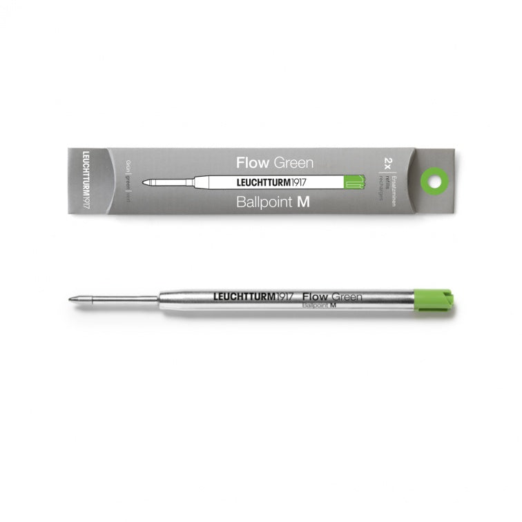 Green, Double pack refill for Drehgriffel Nr. 1 (ballpoint refill - line width M)