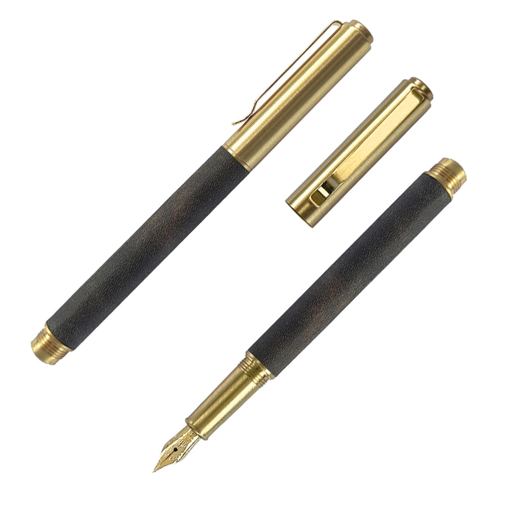 IWI HANDSCRIPT FOUNTAIN PEN RETRO BRASS