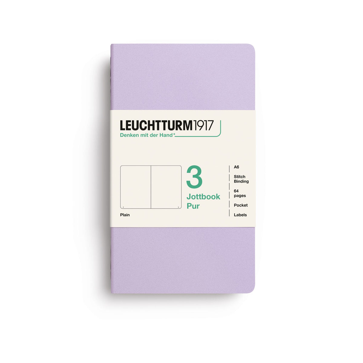 Leuchtturm1917 Jottbook pur Medium & Pocket