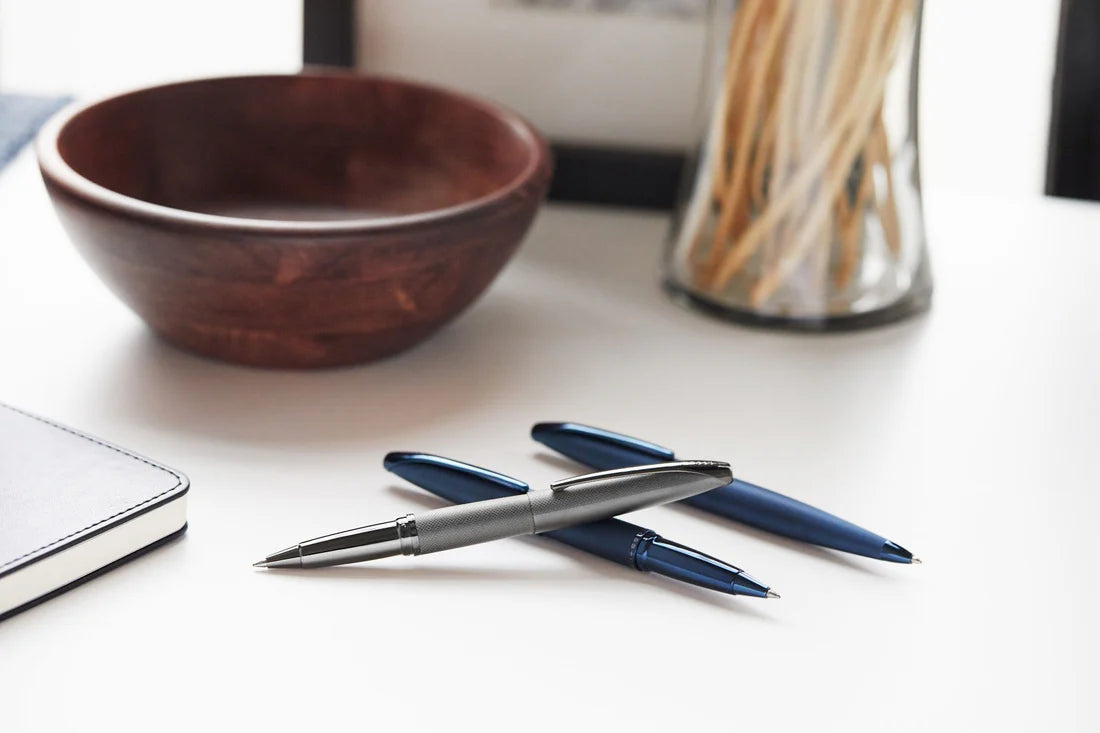 Cross ATX® Sandblasted Dark Blue Ballpoint Pen