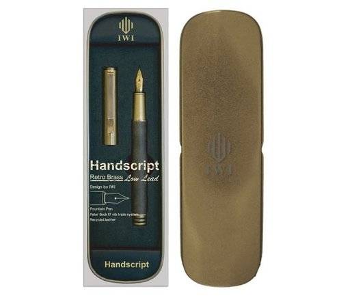 IWI HANDSCRIPT FOUNTAIN PEN RETRO BRASS