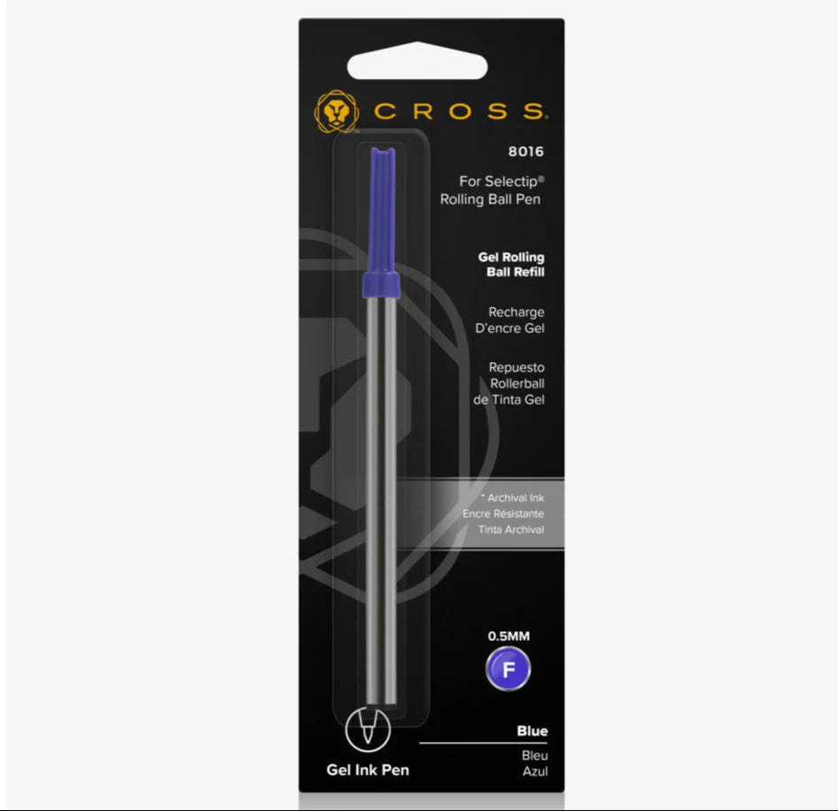 Cross Selectip® Fine Gel Rollerball Refill - Blue - Single Pack (0.5MM)