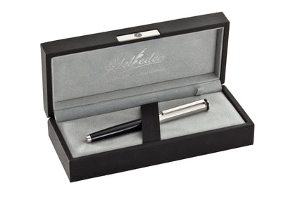 WALDMANN EDELFEDER ROLLERBALL PEN BLACK