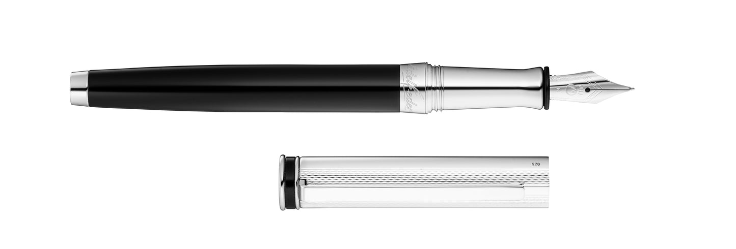 WALDMANN EDELFEDER FOUNTAIN PEN BLACK
