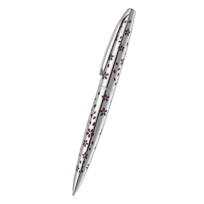 Cross ATX® Cherry Blossom Polished Chrome with Polished Chrome Appointments Ballpoint Pen