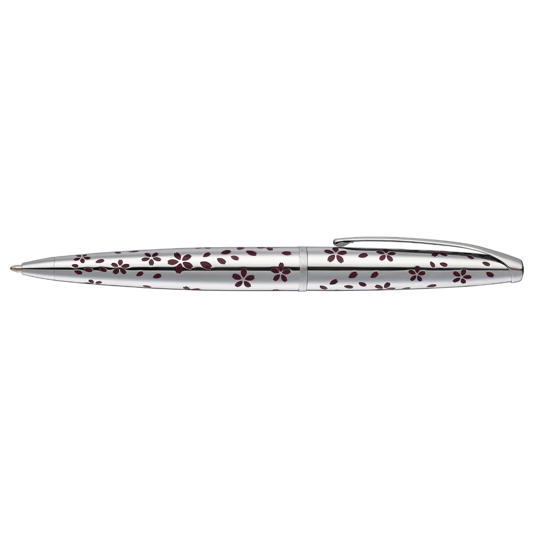 Cross ATX® Cherry Blossom Polished Chrome with Polished Chrome Appointments Ballpoint Pen