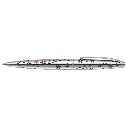Cross ATX® Cherry Blossom Polished Chrome with Polished Chrome Appointments Ballpoint Pen