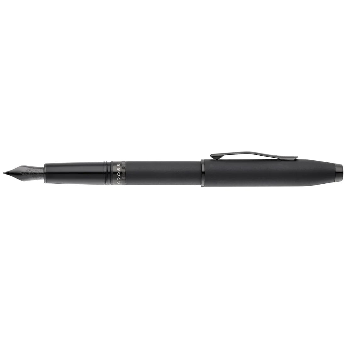 Cross Foundry Matte Black Lacquer with PVD Black Appointments Rollerball Pen