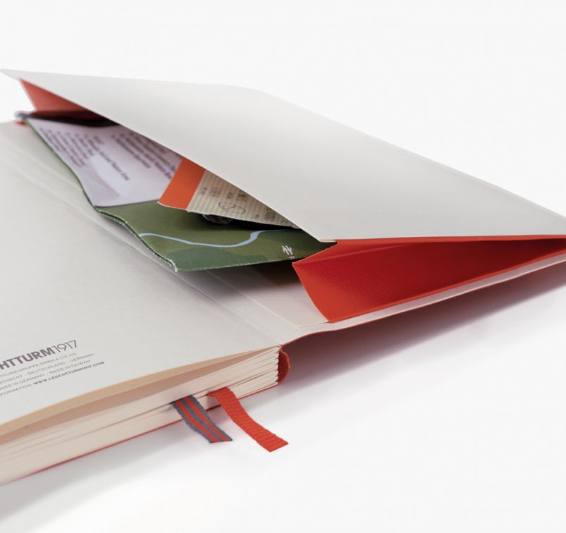 Leuchtturm1917 Outlines - Notebook, Signal Orange