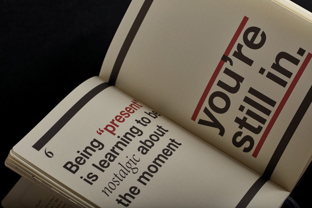 Leuchtturm1917 Finish Journal, English - Navy