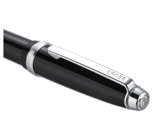 Cross Lume Obsidian Black with Polished Chrome Appointments Rollerball Pen