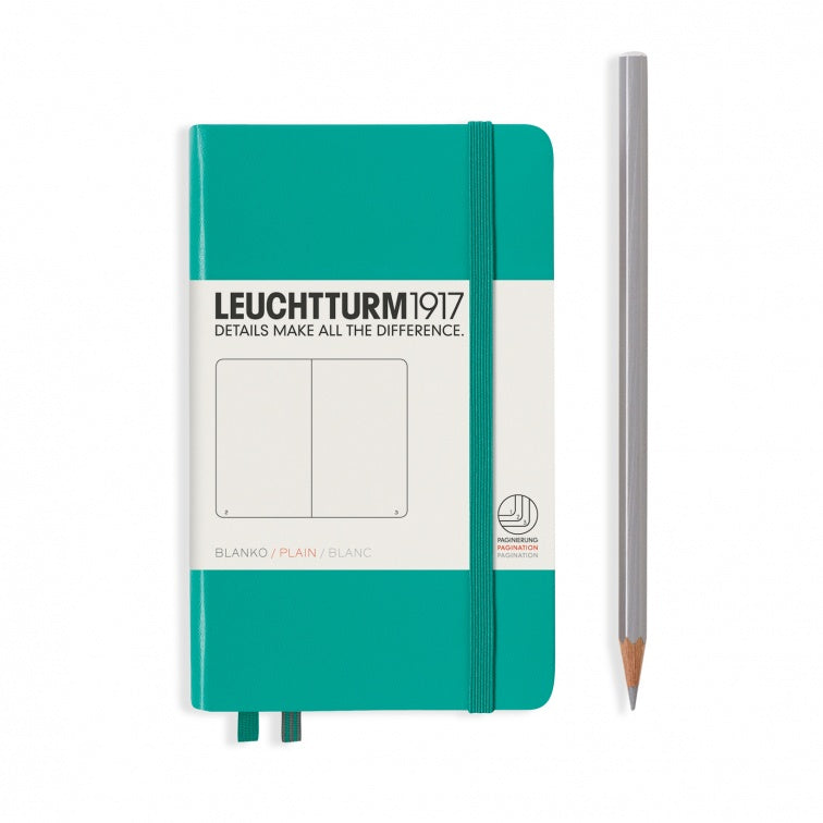 Leuchtturm1917 Emerald, Notebook Hardcover Pocket (A6)