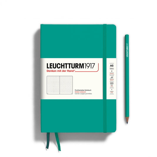 Leuchtturm1917 Emerald, Notebook Hardcover Medium