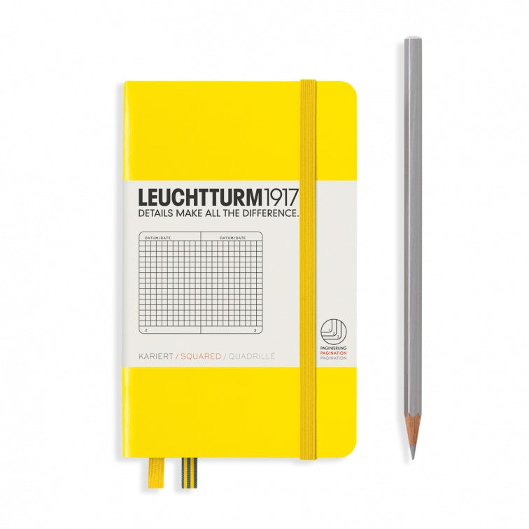 Leuchtturm1917 Lemon, Notebook Hardcover Pocket (A6)