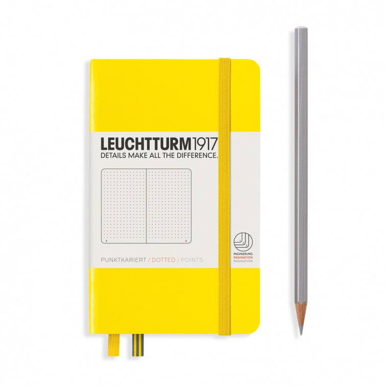 Leuchtturm1917 Lemon, Notebook Hardcover Pocket (A6)