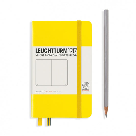 Leuchtturm1917 Lemon, Notebook Hardcover Pocket (A6)