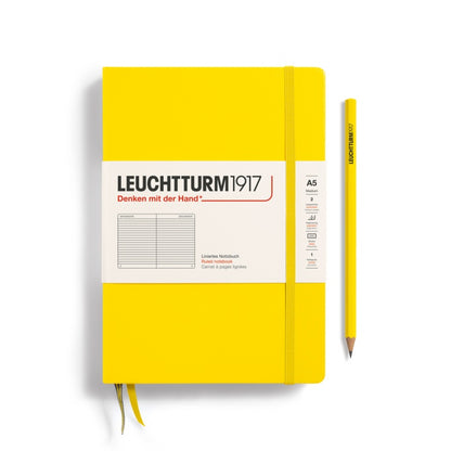 Leuchtturm1917 Lemon, Notebook Hardcover Medium (A5)