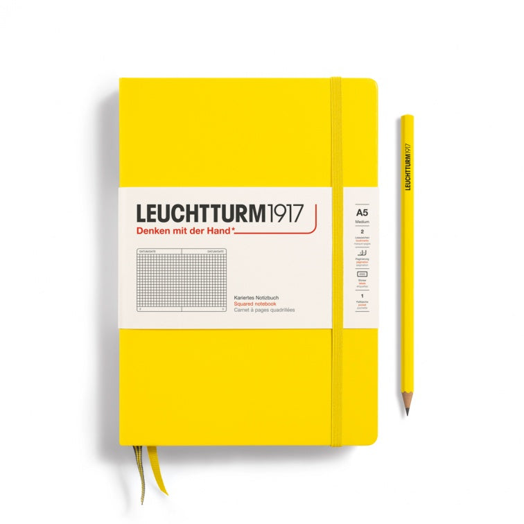 Leuchtturm1917 Lemon, Notebook Hardcover Medium (A5)