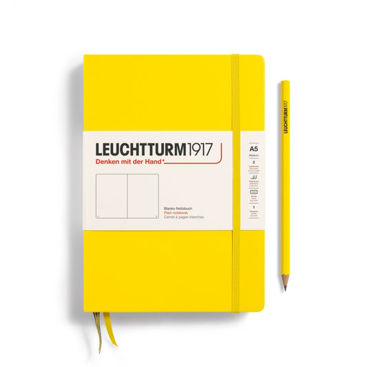 Leuchtturm1917 Lemon, Notebook Hardcover Medium (A5)