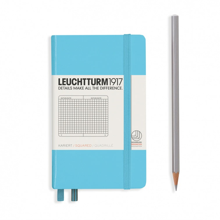 Leuchtturm1917 Ice Blue, Notebook Hardcover Pocket (A6)