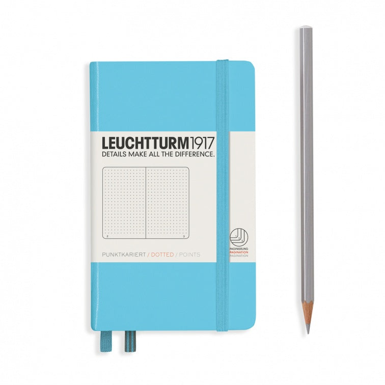 Leuchtturm1917 Ice Blue, Notebook Hardcover Pocket (A6)