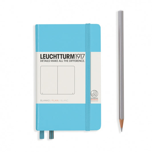 Leuchtturm1917 Ice Blue, Notebook Hardcover Pocket (A6)