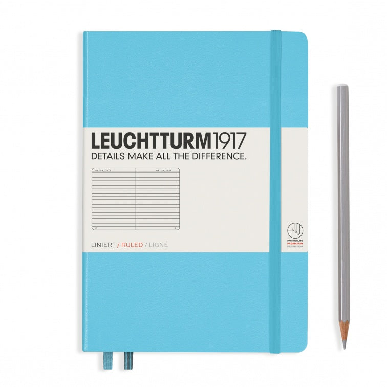 Leuchtturm1917 Ice Blue, Notebook Hardcover Medium