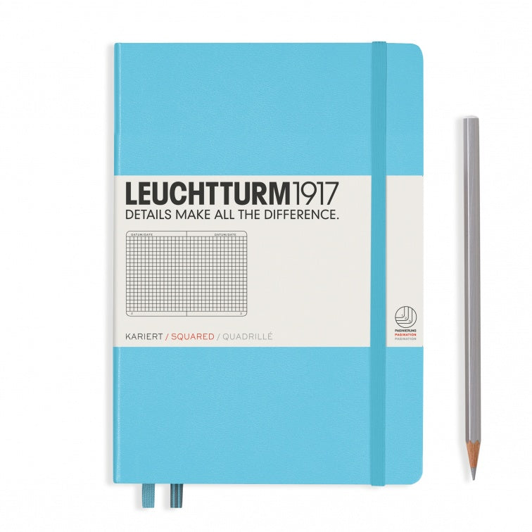 Leuchtturm1917 Ice Blue, Notebook Hardcover Medium