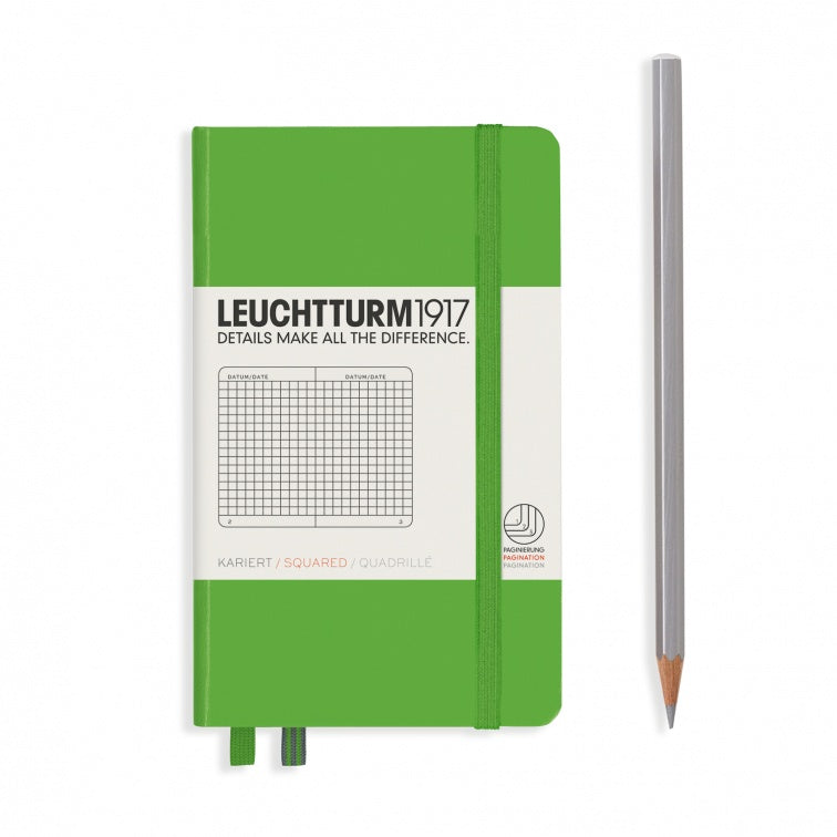 Leuchtturm1917 Fresh Green, Notebook Hardcover Pocket (A6)