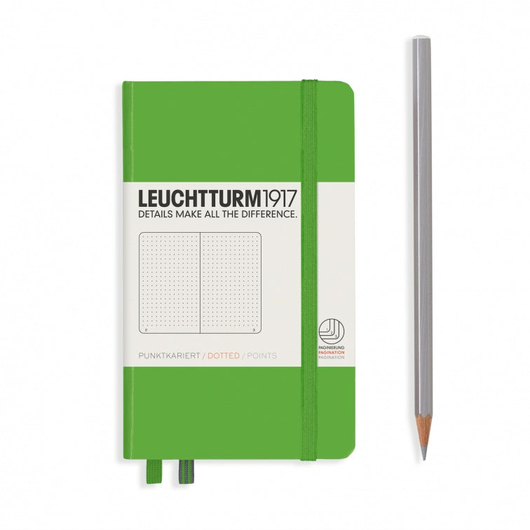 Leuchtturm1917 Fresh Green, Notebook Hardcover Pocket (A6)