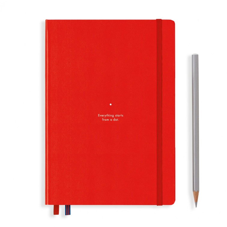 Leuchtturm1917 Notebook Bauhaus Edition Red