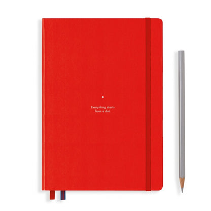 Leuchtturm1917 Notebook Bauhaus Edition Red