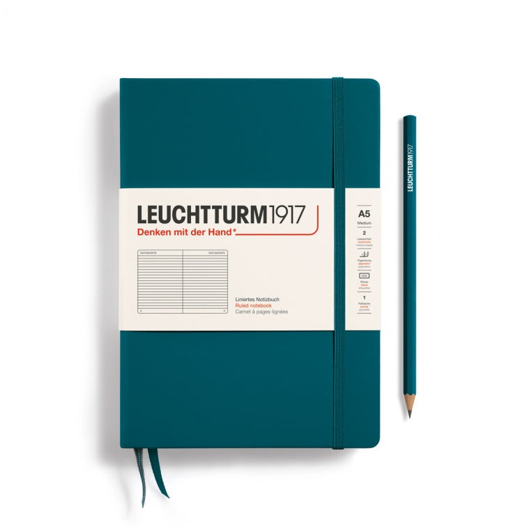 Leuchtturm1917 Pacific Green, Notebook Hardcover Medium (A5)