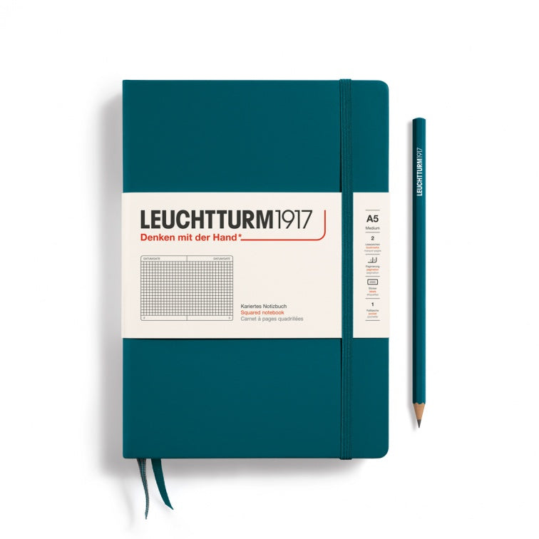 Leuchtturm1917 Pacific Green, Notebook Hardcover Medium (A5)