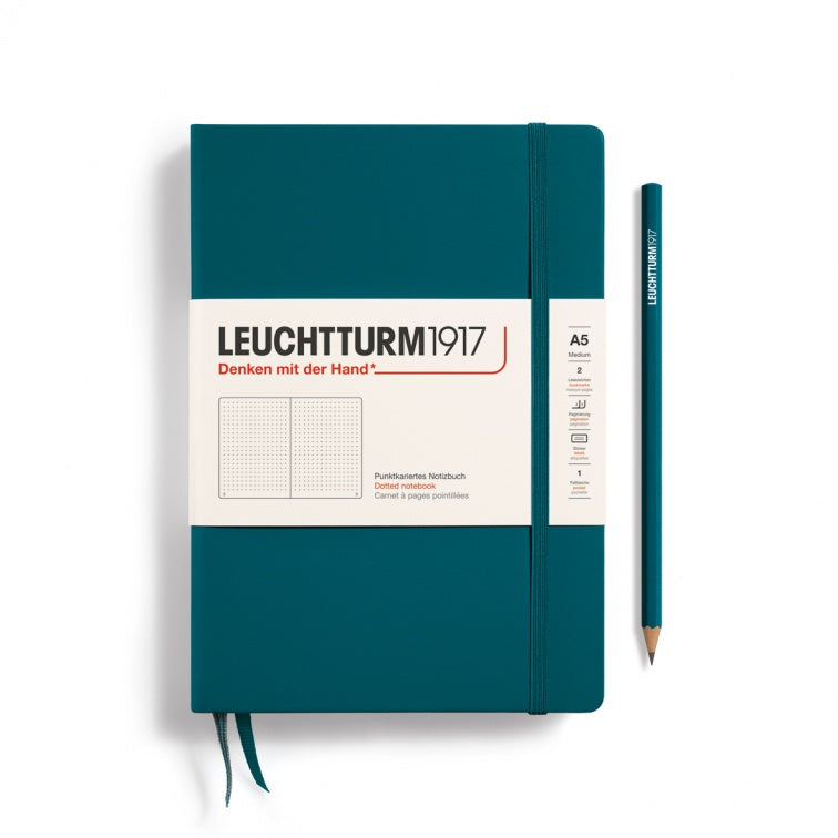 Leuchtturm1917 Pacific Green, Notebook Hardcover Medium (A5)