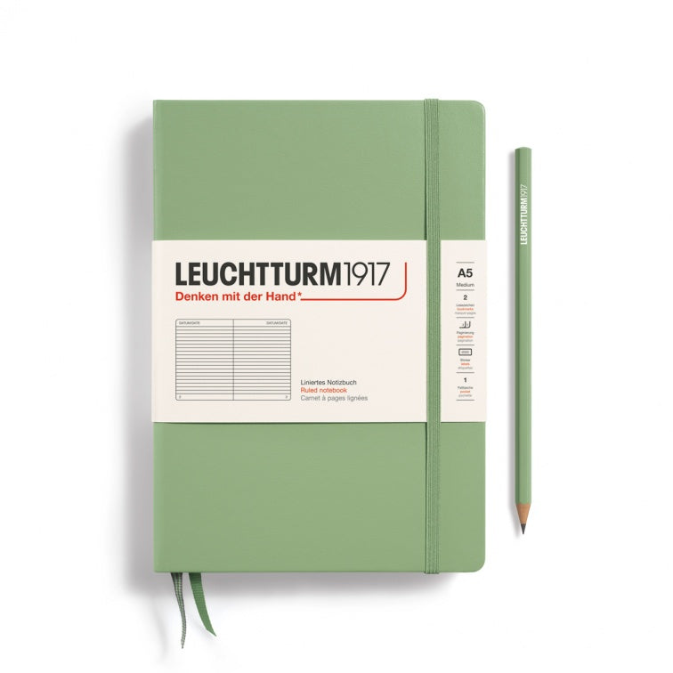 Leuchtturm1917 Sage, Notebook Hardcover Medium (A5)