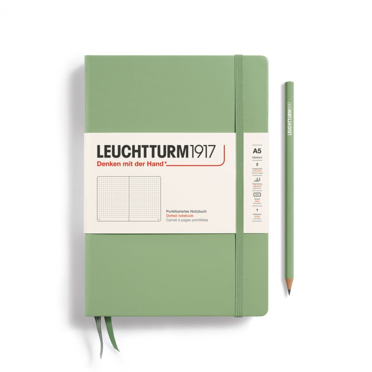 Leuchtturm1917 Sage, Notebook Hardcover Medium (A5)