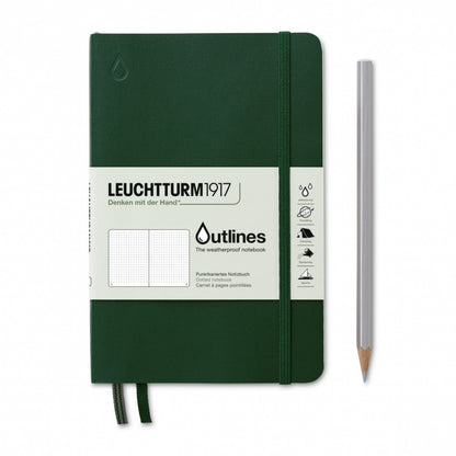 Leuchtturm1917 Outlines - Notebook, Walden Green
