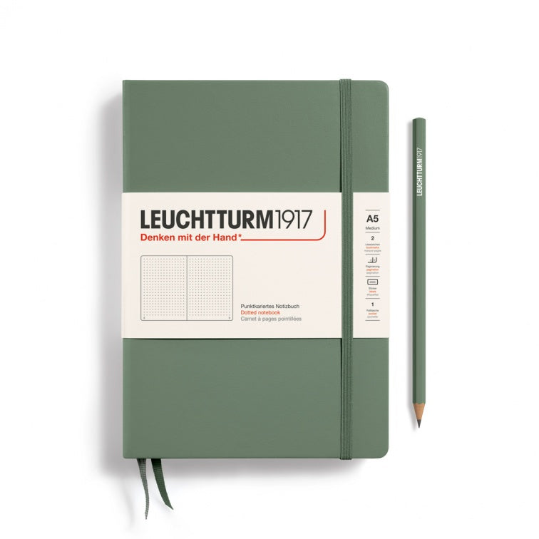 Leuchtturm1917 Olive, Notebook Hardcover Medium (A5)