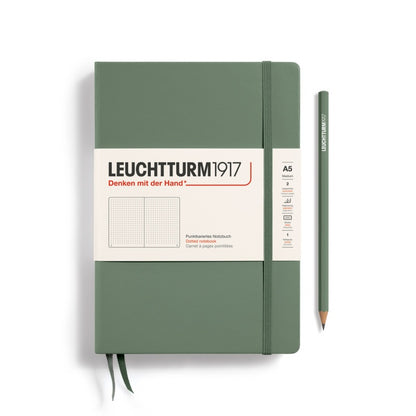 Leuchtturm1917 Olive, Notebook Hardcover Medium (A5)