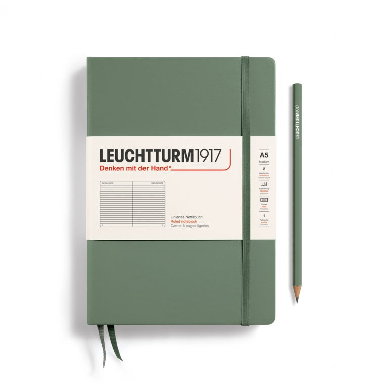 Leuchtturm1917 Olive, Notebook Hardcover Medium (A5)