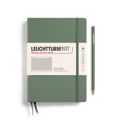 Leuchtturm1917 Olive, Notebook Hardcover Medium (A5)